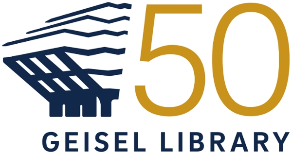 Geisel Library 50th Anniversary Logo